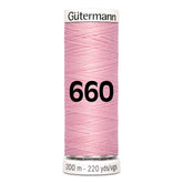 Gutermann garen | 200m | 660 lichtroze naaigaren GM - 200 - 660 - LICHTROZE 4008015032722